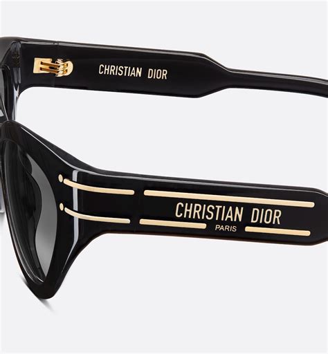 DiorSignature B7I Black Butterfly Sunglasses .